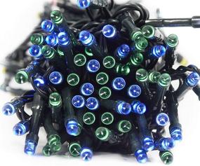 img 2 attached to 36ft Waterproof Battery Remote Control String Lights: 100 LED Mini Lights Set for Christmas Tree, Wedding, Indoor/Outdoor Decoration in 4 Colors (Red/Blue/Green/Yellow)