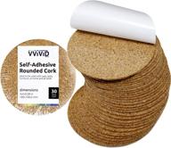 vvivid self adhesive diameter thick 30 coaster логотип