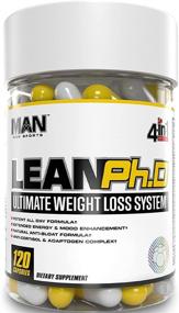 img 4 attached to Man Sports Lean Ph.D - Advanced Weight Loss Supplement for Enhanced Energy and Mood - 120 Capsules