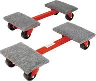 roberts heavy-duty cargo moving dollies - 1,000 lbs capacity, ball bearing wheels - 2-pack, red logo