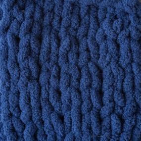 img 1 attached to 🧶 Bernat Blanket Yarn - Navy 3 Pack Bundle with 2 Patterns: Buy Now!