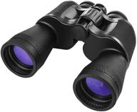 🔭 compact 20x50 binoculars for adults: hd professional waterproof with low light night vision for bird watching, hunting & more - bak4 prism fmc lens, strap & carrying bag included logo