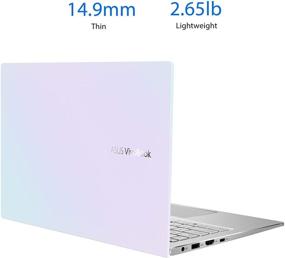 img 1 attached to 💻 ASUS VivoBook S13 Тонкий и легкий ноутбук, 13.3” FHD дисплей, процессор Intel Core i5-1135G7, 8 ГБ оперативной памяти LPDDR4X, 512 ГБ накопитель PCIe SSD, Windows 10 Home, считыватель отпечатков пальцев, мечтательно белый.