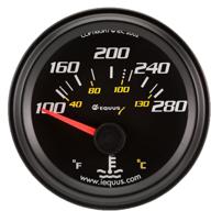 🌡️ equus 6262 2" electrical water temperature gauge, black: accurate readings for optimal engine performance logo