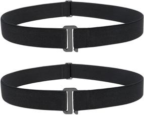 img 4 attached to Invisible Belts Elastic Stretchy Black