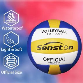 img 3 attached to 🏐 Senston Soft Volleyball - Waterproof Indoor/Outdoor, Beach Play, Game, Gym, Training - Official Size 5