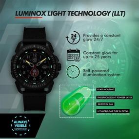 img 1 attached to Luminox Wrist Watch CARBONOX Anti Reflection