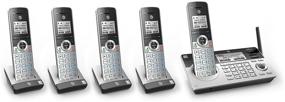 img 1 attached to 📞 AT&T TL96547 5 Handset Cordless Phone: Clear Communication and Versatility at your Fingertips!