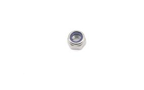 img 2 attached to 🔒 35Pcs M6 x 1.0mm Nylon Inserted Hex Lock Nuts - 304 Stainless Steel Silver by BinifiMux