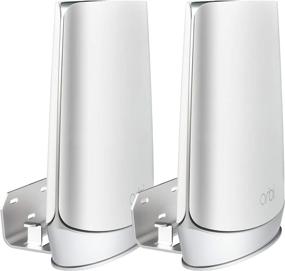 img 4 attached to Металлическое крепление STANSTAR для системы ORBI WiFi 6 🔩 - надежный держатель для RBK752/RBK852/RBK853/RBS850/RBR750/RBS750 (2 штуки) - экономия пространства и управление кабелями.