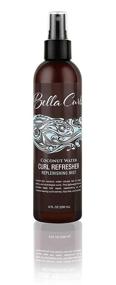 img 1 attached to 🥥 Bella Curls Coconut Water Replenishing Mist Treatment, 8 Oz