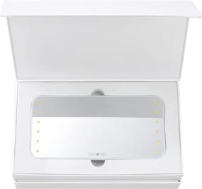 img 3 attached to 🪞 Riki Cutie Rechargeable Makeup Mirror with Lights: Compact and Portable Beauty Essential with Cover
