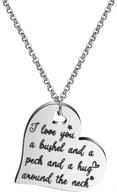 detailed love bushel around necklace logo