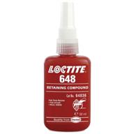 💚 648 retaining compound bottle green: ultra strength adhesive for secure retention логотип