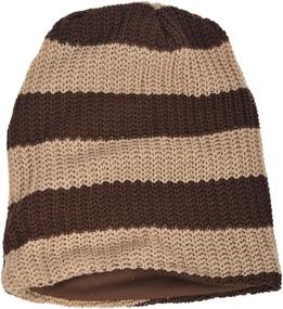 img 2 attached to 👨 VECRY Men's Slouchy Beanie Hat with Rasta Knit Crochet Design for Year-Round Wear