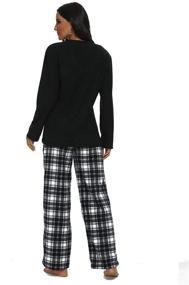 img 3 attached to 👕 U2SKIIN Pajamas Sleepwear: A Stylish and Comfortable Addition to Your Sleep & Lounge Routine, Featuring Pockets - Men's White Black Clothing