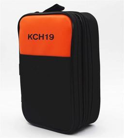 img 2 attached to KCH19 Double Layered & Padded Carrying Zipper Case with Wrist Strap - Ideal for Handheld Multimeter, Phase Indicator, Thermometer, Calibrator, and Clamp Meter