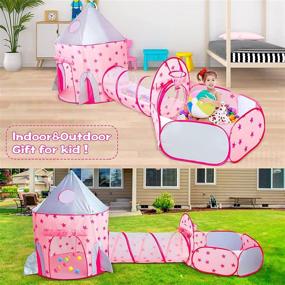 img 1 attached to Outdoor Birthday Playhouse for Princess 🏰 Toddlers: Enhance Kids' Furniture, Decor & Storage