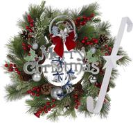 christmas wreaths outside decorations fireplace logo