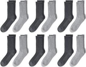 img 1 attached to Fruit Loom Breathable Cotton Socks