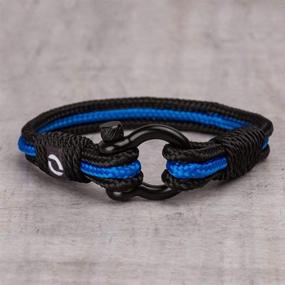 img 3 attached to Thin Blue Line Law Enforcement Bracelet - Perfect Gift for Police Officer