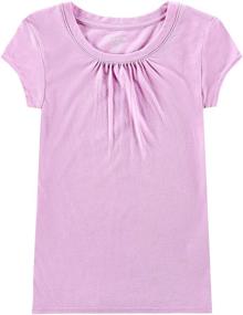 img 2 attached to Bienzoe Girl's School Uniform Breathable Quick Drying T-Shirt Pack - 3 Pieces