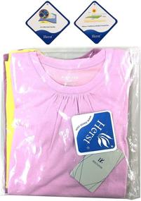 img 3 attached to Bienzoe Girl's School Uniform Breathable Quick Drying T-Shirt Pack - 3 Pieces