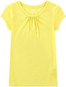 img 1 attached to Bienzoe Girl's School Uniform Breathable Quick Drying T-Shirt Pack - 3 Pieces