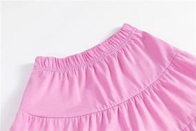 img 3 attached to CARPE DIEM STF Cotton Length Ruched Girls' Clothing