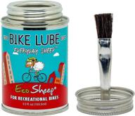 eco-friendly bike chain lube: petroleum and teflon free, 4oz of natural lanolin lubricant for optimal cycling performance in any weather conditions logo