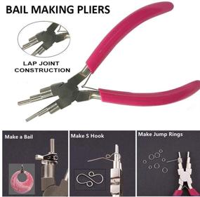 img 2 attached to Nawabtek 6 in 1 Bail Making Pliers: Versatile Tool for Jewelry Wire Bending and Looping (2mm-9mm)