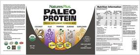 img 2 attached to 🌿 NaturesPlus Organic Paleo Protein - 1.49 lbs, 20g Protein, Vegan Protein Powder - Unflavored, Unsweetened - Certified Organic High Protein Energy Supplement - Vegetarian, Gluten-Free - 15 Servings