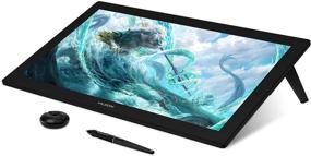 img 4 attached to HUION Kamvas Pro 24 4K UHD Graphics Drawing Tablet - Full-Laminated Screen, Anti-Glare Glass, 140% sRGB - Battery-Free Stylus, 8192 Pen Pressure - KD100 Wireless Express Key - 23.8 Inch Black
