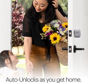 img 1 attached to 🔒 August Wi-Fi Smart Lock (4th Gen) – Simple Installation on Your Current Deadbolt, Sleek Silver Design