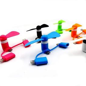 img 1 attached to 🔌 6PCS6Colors Portable Handheld Micro USB with Powerful Charging Capability