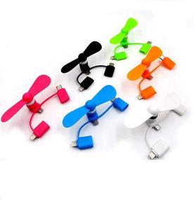 img 4 attached to 🔌 6PCS6Colors Portable Handheld Micro USB with Powerful Charging Capability