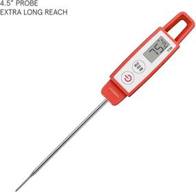 img 3 attached to 🌡️ Lavatools PT09 4.5-Inch Professional Digital Instant Read Meat Thermometer for Kitchen, Food Cooking, Grill, BBQ, Smoker, Candy, Home Brewing, and Oil Deep Frying