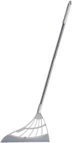 img 3 attached to 2-in-1 Magic Broom and Squeegee for Efficient Floor Cleaning - Professional Tile, Shower, Floor, and Kitchen Sweeper - Grey