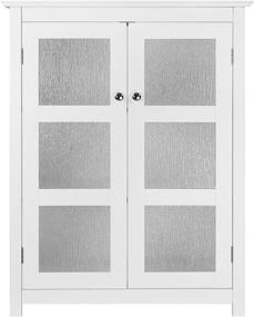 img 4 attached to Stylish and Functional: Teamson Home Dixie White Bathroom Cabinet