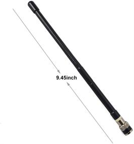 img 3 attached to HYS 27MHz BNC Antenna Handheld Two-Way Radio - 9.45 inch BNC Antenna for Cobra, Midland, Uniden Handheld CB Portable Radios (Pack of 2)