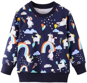 img 4 attached to 🐘 EULLA Little Crewneck T-Shirt: Elephant Print | Boys' Tops, Tees & Shirts