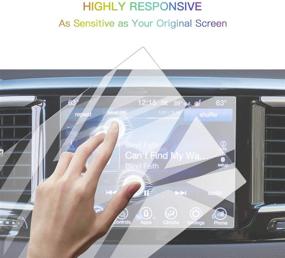 img 2 attached to Защитная пленка для экрана для 2017-2020 Chrysler Pacifica Uconnect Навигационный дисплей Закаленное стекло Твердость 9H Антибликовое покрытие & Amp