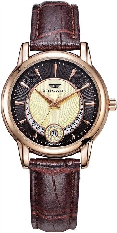 BRIGADA Swiss Brand Nice Classic Luxury Gold Hollow Quartz Men's Watch with  Date Calendar : BRIGADA: Amazon.in: Fashion