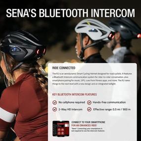 img 2 attached to 🚲 Enhance Your Cycling Experience with the Sena R2 Smart Bluetooth Communications Road Cycling Helmet