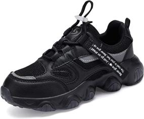 img 2 attached to Lightweight Breathable Athletic Sneakers for Girls - Casebam Shoes