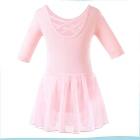 img 2 attached to Bezioner Ballet Leotards in Size 120: Stylish Girls' Clothing for Active Toddlers