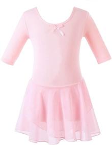 img 3 attached to Bezioner Ballet Leotards in Size 120: Stylish Girls' Clothing for Active Toddlers