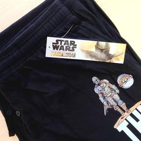 img 3 attached to Mandalorian Lounge Pants: Stylish Sleepwear for Men by Fandom Republic