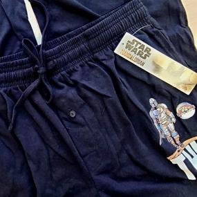 img 1 attached to Mandalorian Lounge Pants: Stylish Sleepwear for Men by Fandom Republic