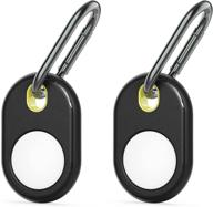 soke airtag tracker keychain black logo